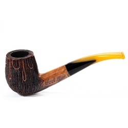 Briar Pipe Amorelli Penna Di San Michele Bent