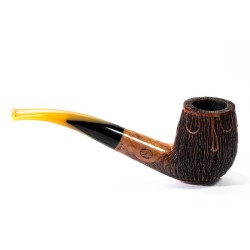 Briar Pipe Amorelli Penna Di San Michele Bent