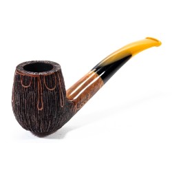 Briar Pipe Amorelli Penna Di San Michele Bent