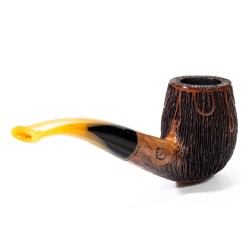 Briar Pipe Amorelli Penna Di San Michele Bent