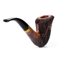 Briar Pipe Amorelli Penna Di San Michele Bent Dublin
