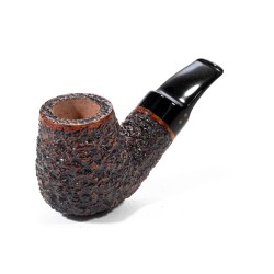 Pipa Radice Rind Reverse Rusticata Bent Billiard