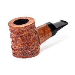 Pipa in Radica Radice Underwood Reverse Rusticata Poker