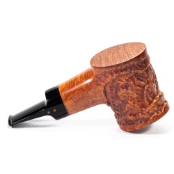 Pipa in Radica Radice Underwood Reverse Rusticata Poker