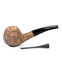 Briar Pipe Radice Silk Cut Sandblasted Bent Apple
