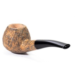 Briar Pipe Radice Silk Cut Sandblasted Bent Apple
