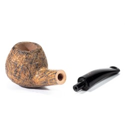 Briar Pipe Radice Silk Cut Sandblasted Bent Apple