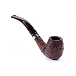 Pipe Savinelli Bacco 602 Rusticated Bent Billiard