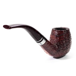 Pipa Savinelli Bacco 602 Rusticata Bent Billiard