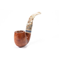 Pipa Savinelli Sasso Liscia 614 Bent Billiard