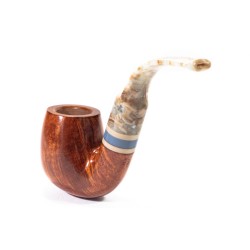 Pipa Savinelli Sasso Liscia 614 Bent Billiard