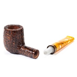 Pipa Savinelli Miele Rusticata 106 Billiard