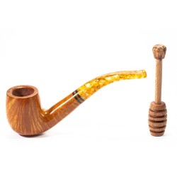 Pipa Savinelli Miele Liscia 606 KS Bent Billiard