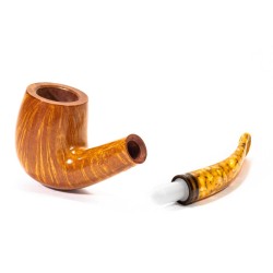 Pipa Savinelli Miele Liscia 606 KS Bent Billiard