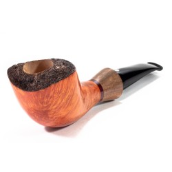 Pipe Armellini Free Hand Gold Smooth Horn