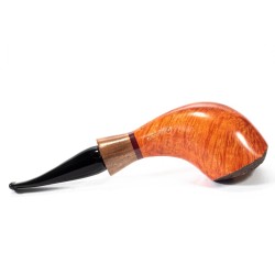 Pipe Armellini Free Hand Gold Smooth Horn