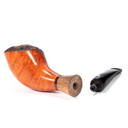 Pipe Armellini Free Hand Gold Smooth Horn