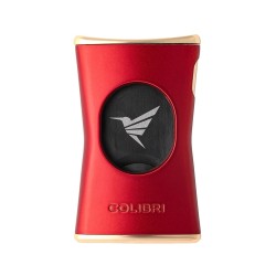 Cigar Cutter Colibri Slim Red & Gold