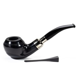 Pipa Lubinski Opus One Black Spigot Liscia Bent Rhodesian