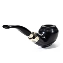 Pipe Lubinski Opus One Black Spigot Smooth Bent Rhodesian