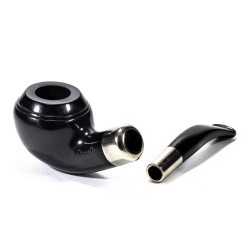 Pipe Lubinski Opus One Black Spigot Smooth Bent Rhodesian