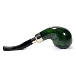 Pipe Lubinski Opus One Green Spigot Smooth Bent Rhodesian