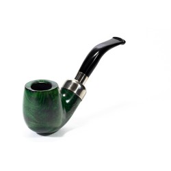 Pipe Lubinski Opus One Green Spigot Smooth Bent Billiard LU 2613