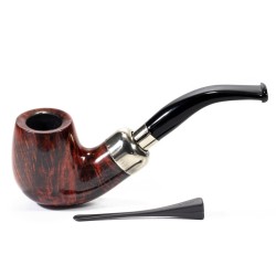 Pipe Lubinski Opus One Orange Spigot Smooth Bent Billiard