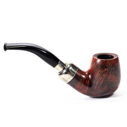Pipa Lubinski Opus One Orange Spigot Liscia Bent Billiard