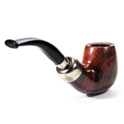 Pipe Lubinski Opus One Orange Spigot Smooth Bent Billiard