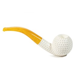 Meerschaum Pipe Lubinski B 203 Golf Bent Apple