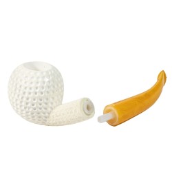 Meerschaum Pipe Lubinski B 203 Golf Bent Apple