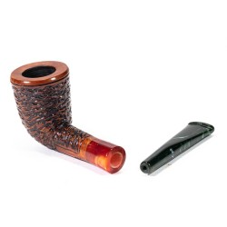 Briar Pipe Santambrogio Rusticated Dublin SA 2681 | Buy Now