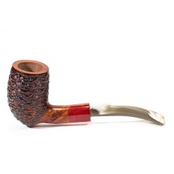 Briar Pipe Santambrogio Rusticated Billiard SA 2675 | Buy Now