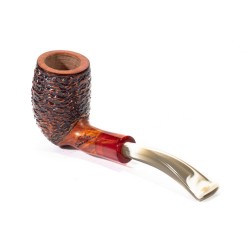 Briar Pipe Santambrogio Rusticated Billiard SA 2675 | Buy Now