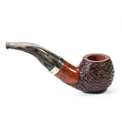 Pipe Santambrogio Rusticated Bent Apple SA 2677 | Buy Now