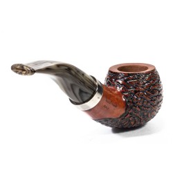 Pipa Santambrogio Rusticata Bent Apple SA 2677 | Pipeonline