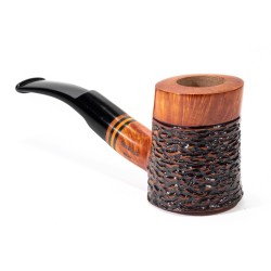 Briar Pipe Santambrogio Rusticated Cherrywood SA 2688 | Buy Now