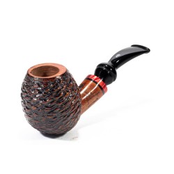 Pipa Santambrogio Rusticata Bent Apple SA 2687 | Pipeonline