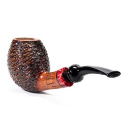 Pipe Santambrogio Rusticated Bent Apple SA 2687 | Buy Now