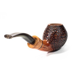 Pipa Santambrogio Rusticata Bent Apple SA 2684 | Pipeonline
