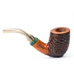 Pipe Santambrogio Rusticated Bent Billiard SA 2686 | Buy Now