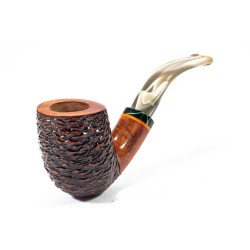 Pipe Santambrogio Rusticated Bent Billiard SA 2686 | Buy Now