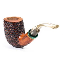 Pipa Santambrogio Rusticata Bent Billiard SA 2686 | Pipeonline