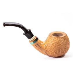 Pipa Santambrogio Rusticata Naturale Bent Apple SA 2672 | Pipeonline