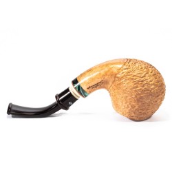 Pipa Santambrogio Rusticata Naturale Bent Apple SA 2672 | Pipeonline