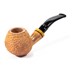 Pipe Santambrogio Rusticated Natural Bent Apple SA 2673 | Buy Now
