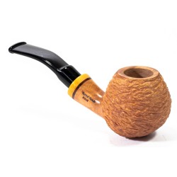Pipe Santambrogio Rusticated Natural Bent Apple SA 2673 | Buy Now