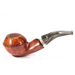 Pipa Santambrogio Liscia FP Bent Rhodesian SA 25145 | Pipeonline