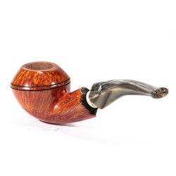Pipa Santambrogio Liscia FP Bent Rhodesian SA 25145 | Pipeonline